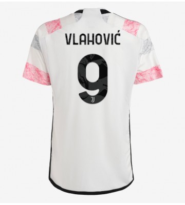 Juventus Dusan Vlahovic #9 Replica Away Stadium Shirt 2023-24 Short Sleeve